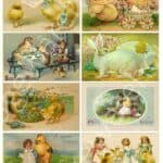 Read more about the article Digital Printable Antique Easter Postcards