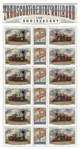 Transcontinental Railroad Stamps