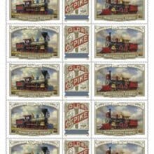 Transcontinental Railroad Stamps 150th Anniversary