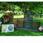 Memorial Day 2019 Remembrance Reflections - 26may19 WAA ceremonial wreath at TSC WWII Image