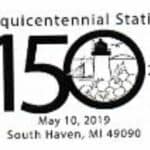 South Haven MI Sesquicentennial Pictorial Postmark