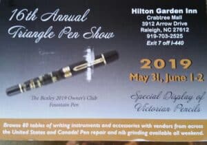 2019 Triangle Pen Show