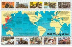 U.S. 2981 1995 32¢ 1945 Victory at Last WWII Sheet of stamps