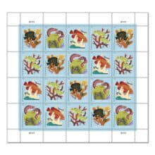 2019 Coral Reefs Postcard stamps