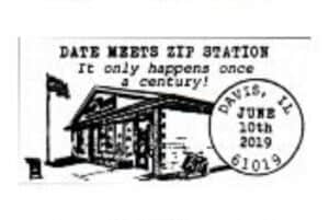 Date Meets Zip Pictorial Postmark 61019