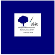 Pictorial Postmark Malvern Iowa Commemorative Sesquicentennial
