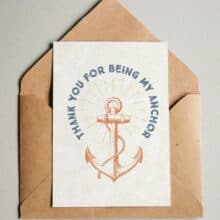 Anchor Printable Father’s Day Card