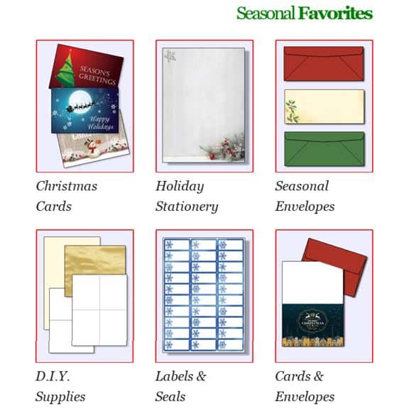 Christmas in July Stationery Seasonal Favorites