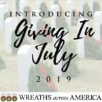 Wreaths Across America Giving In July 2019 Month Underway