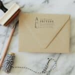 SubstationPaperie return address lighthouse stamp