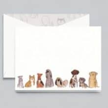 CRANE Dogs Note Stationery Notecards among designs in New Elevate the Everyday Boxed Stationery Collection