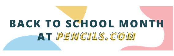 Pencils.com Back to school month 