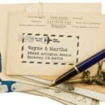 Read more about the article 2impress Personalized Address Stamp Airmail Graphic Typewriter Text