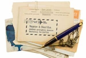 2impress Personalized Address Stamp Airmail Graphic