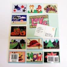 Quilt Designs for Postcards Carol Mansfield Book