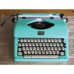 Royal Retro Classic Manual Typewriter Mint Green