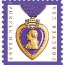 Upcoming USPS Purple Heart Forever 2019 Stamp