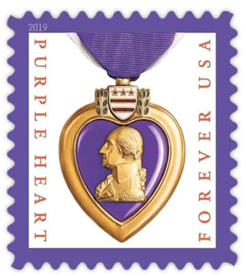 USPS Purple Heart Forever 2019 Stamp