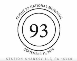 #Honor93 Friends of Flight 93 National Memorial Pictorial Postmark 2019