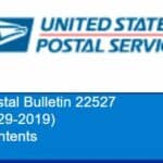 USPS Postal Bulletin 22527