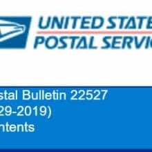 Last Call USPS Withdrawing Items Effective 2019 September 30 from Regular Sale