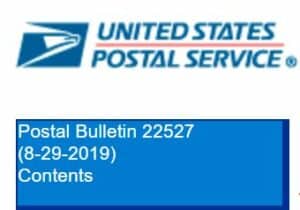 USPS Postal Bulletin 22527