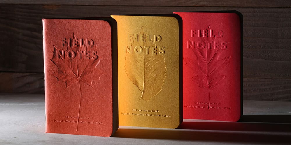 Field Notes Autumn Trilogy Memo & Notebooks at Pen Chalet