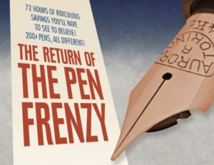 Fountain Pen Hospital Pen Frenzy Returns