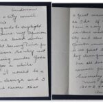 Read more about the article eBay listing for a 1940s Daylight Savings handwritten letter to Anderson, Indiana Mayor