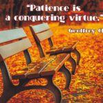 Read more about the article Geoffrey Chaucer Inspirational Quote Postcard: “Patience is a conquering virtue”