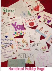 Homefront Hugs Holiday Letters Cards