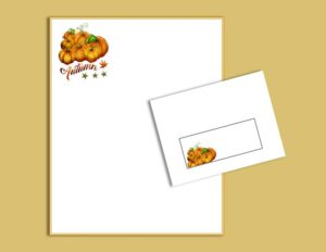 SydneyLeeStationery Pumpkin Patch Lined Autumn Printable