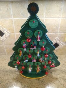 Our Hallmark Advent Tree Christmas Eve 2019