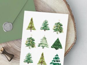 HomeSchmidtHome Christmas tree Christmas card printable