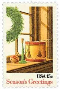 Contemporary Christmas Stamp 1980