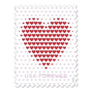 USPS Made of Hearts Forever stamp #572404