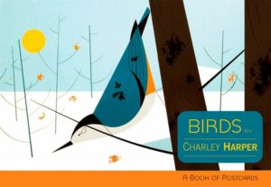 Birds by Charley Harper Postcard Book