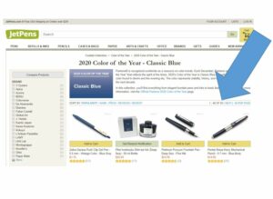 Jet Pens 2020 Color of the Year Classic Blue