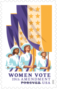 USPS Commemorating Centennial Women Vote Stamp 19th Amendment in 2020