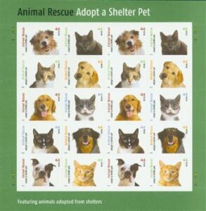 Adopt a Shelter Pet Stamps