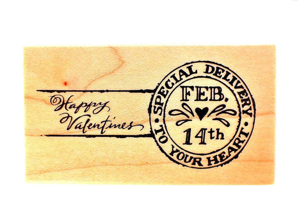 VALENTINES Postal Cancellation Stamp