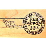 VALENTINES Postal Cancellation Stamp