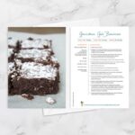 MyUtensilCrock Recipe Greeting Cards Chocolate Brownies