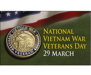 National Vietnam War Veterans Day 29 March