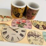 Amanda Mischell Designs Clock Vintage Style Washi Tape