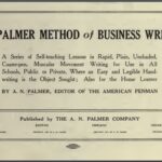 Read more about the article Palmer Method Penmanship Business Writing 1915 Printable