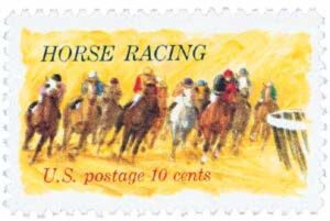 Horse Racing 1974 Stamp