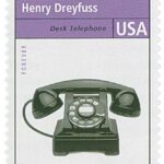 Read more about the article Henry Dreyfuss Desk Telephone Stamp 2011 Forever