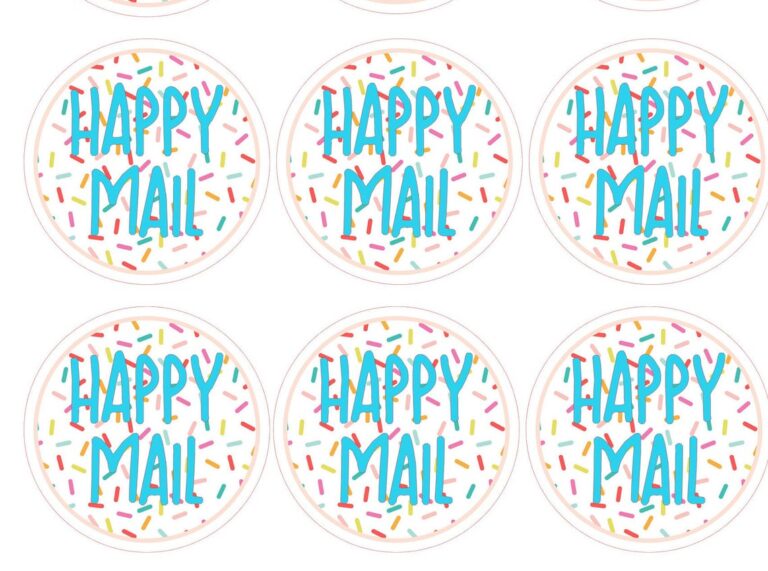 Happy Mail Printable