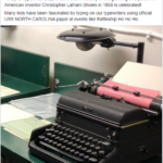 Read more about the article International Typewriter Day 2020 June 23